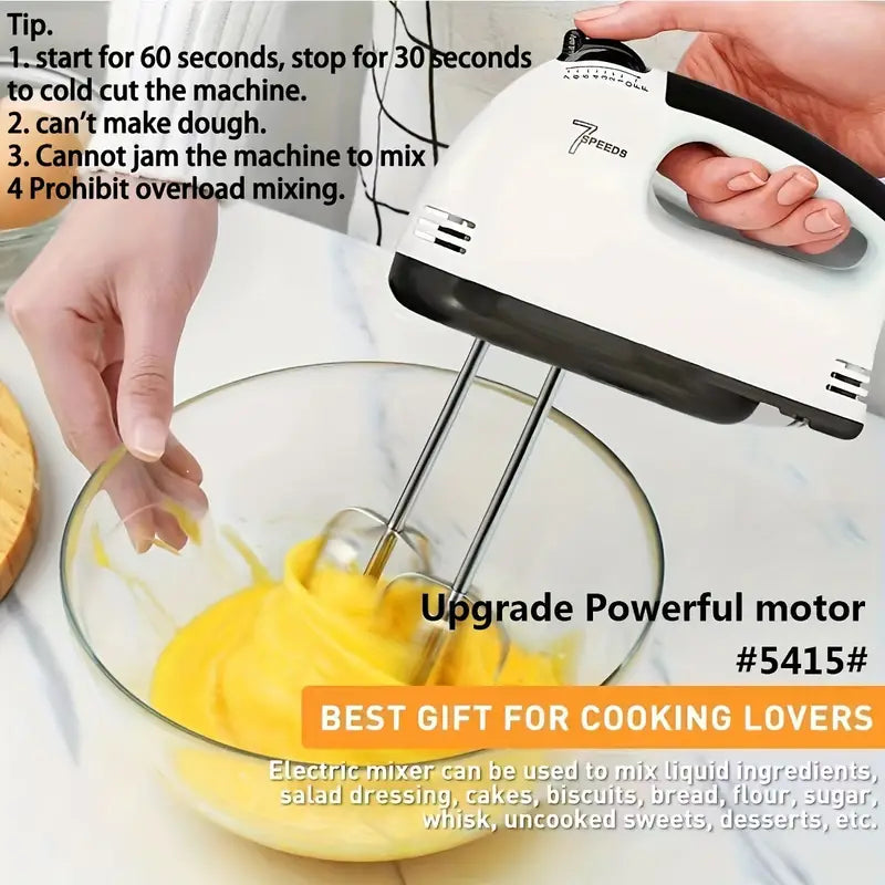 WhiskPro 7: High-Speed Hand Mixer