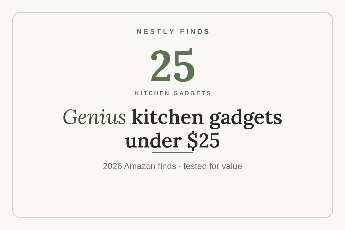 25 genius kitchen gadgets under $25