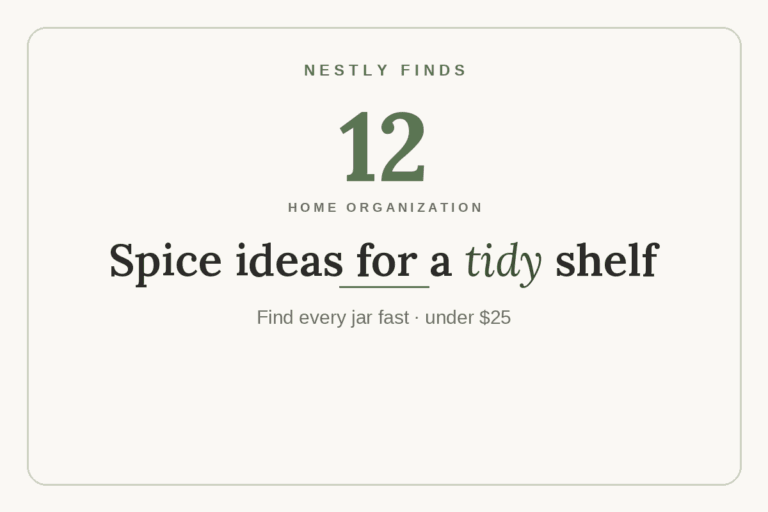 12 Spice Organization Ideas for a Tidy, Findable Shelf