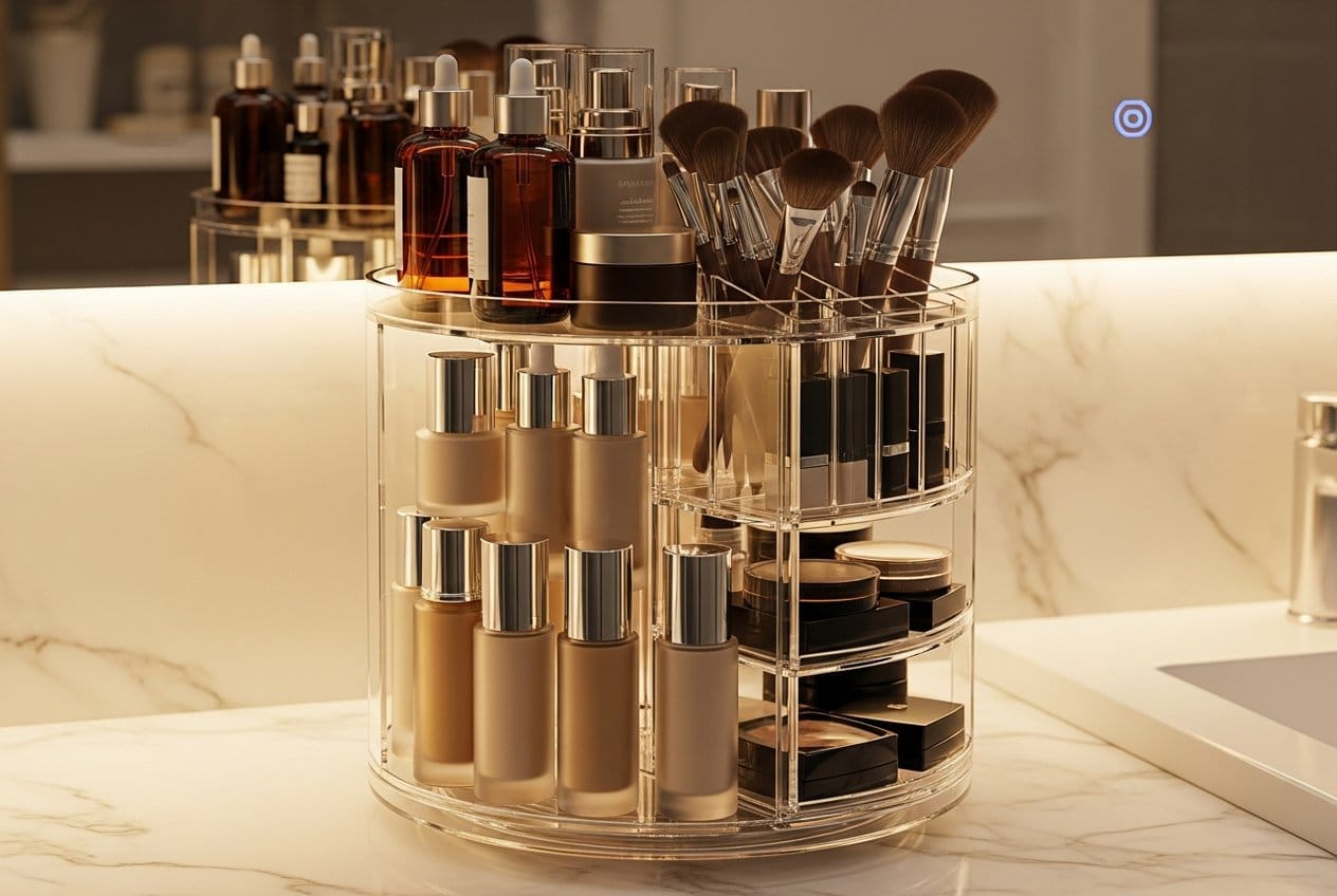 Famitree 360° Rotating Makeup Organizer — Nestly Finds