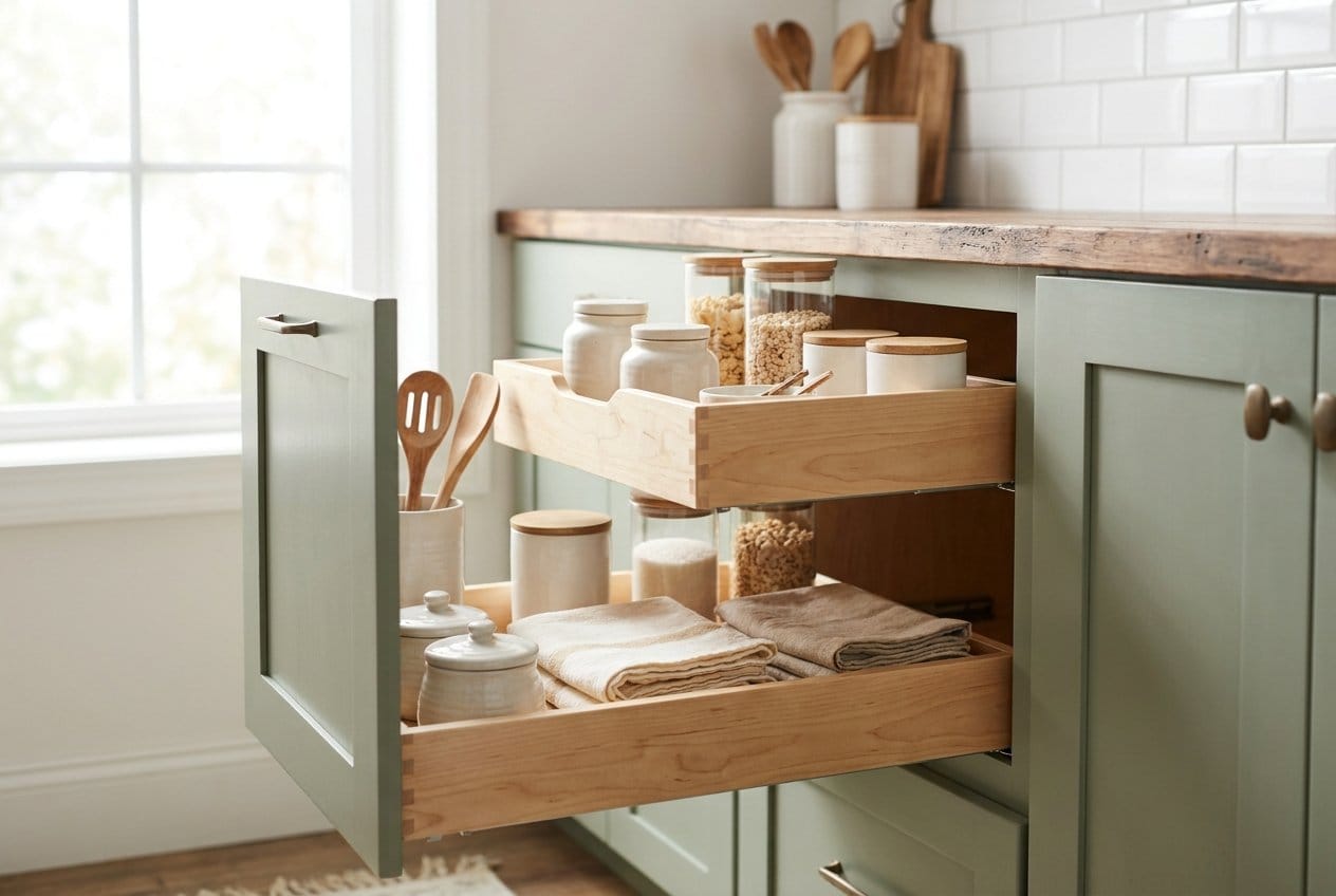 Pull-Out Cabinet Drawers — Nestly Finds