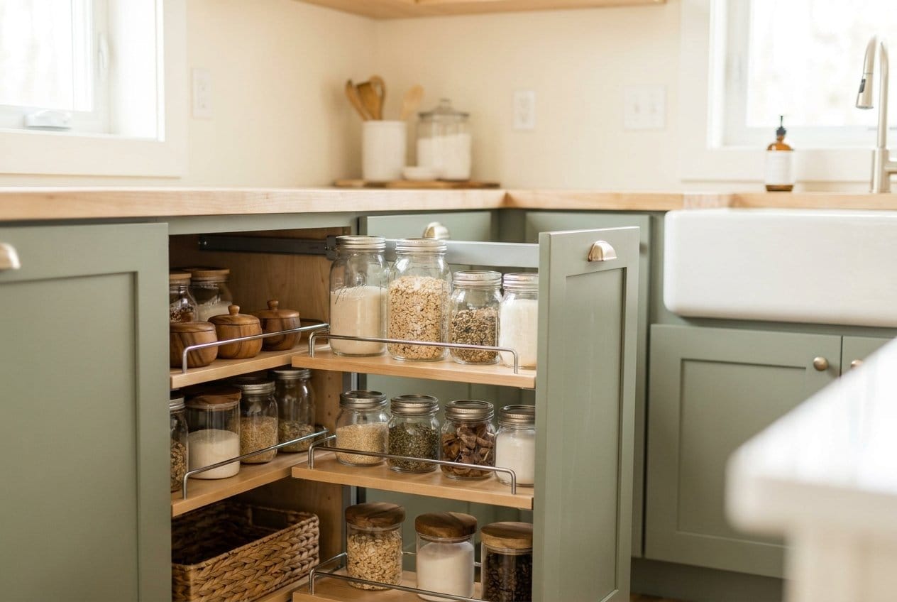 Corner Cabinet Organizer — Nestly Finds