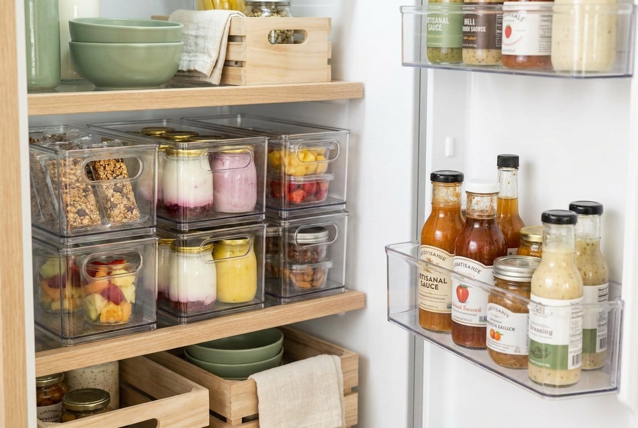 NISILIN 14-Pack Refrigerator Organizer Bins — Nestly Finds