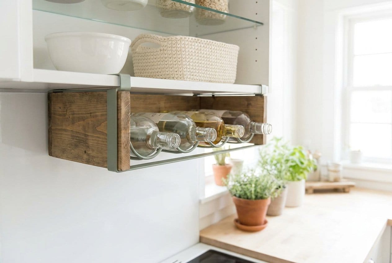 Under-Shelf Bottle Rack — Nestly Finds