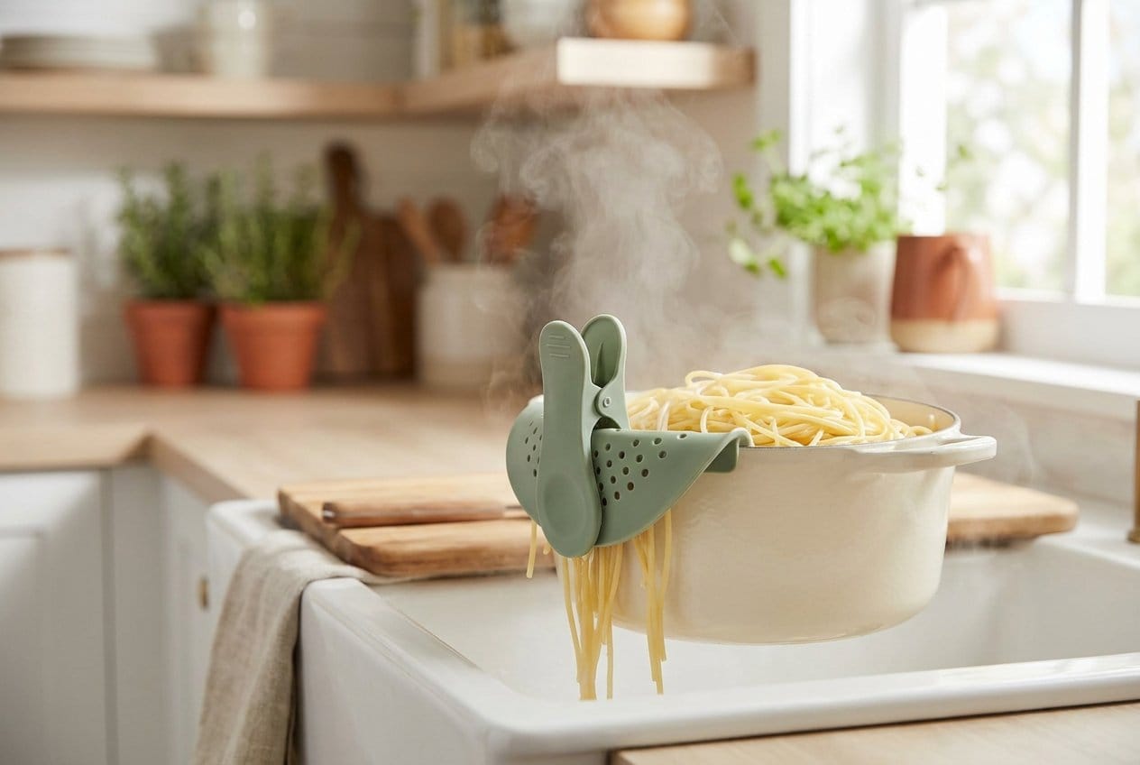 Clip-On Pot Strainer — Nestly Finds