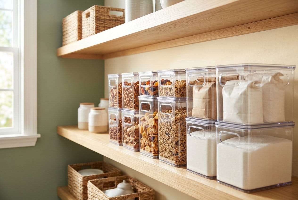 Clear Stackable Bins — Nestly Finds