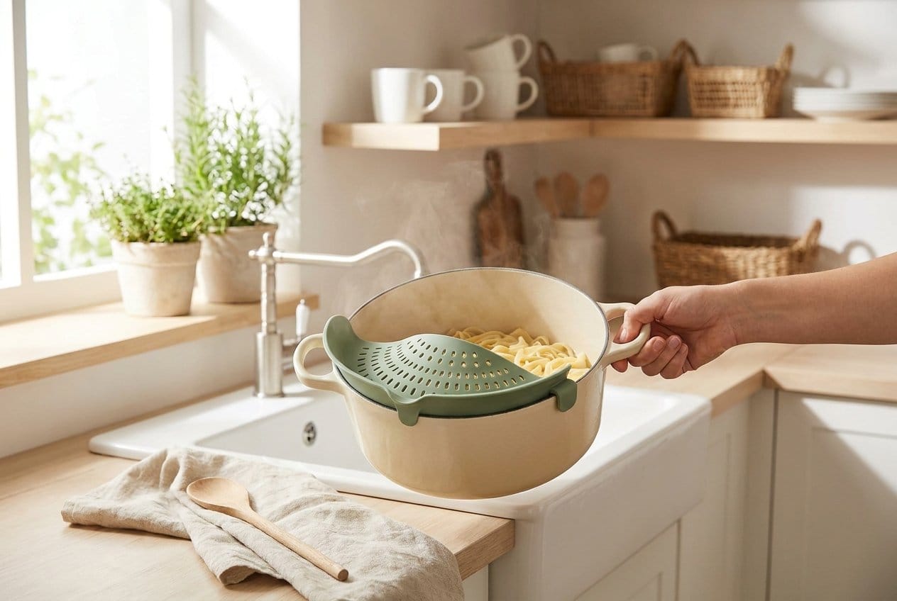 Clip-On Pot Strainer — Nestly Finds