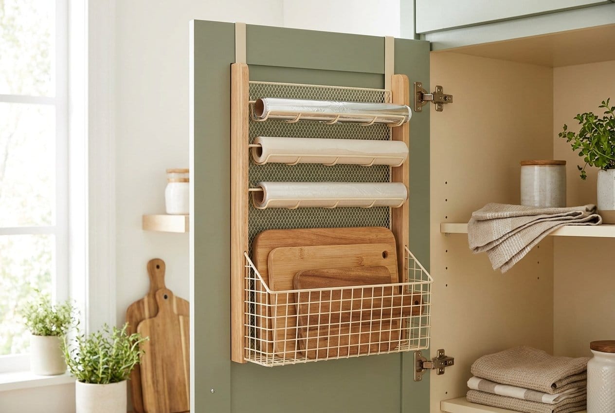 Over-the-Cabinet-Door Organizer — Nestly Finds
