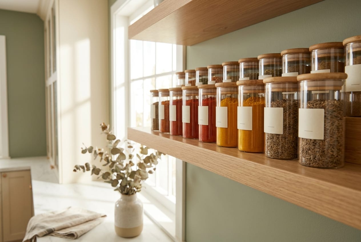 Matching Spice Jars with Labels — Nestly Finds