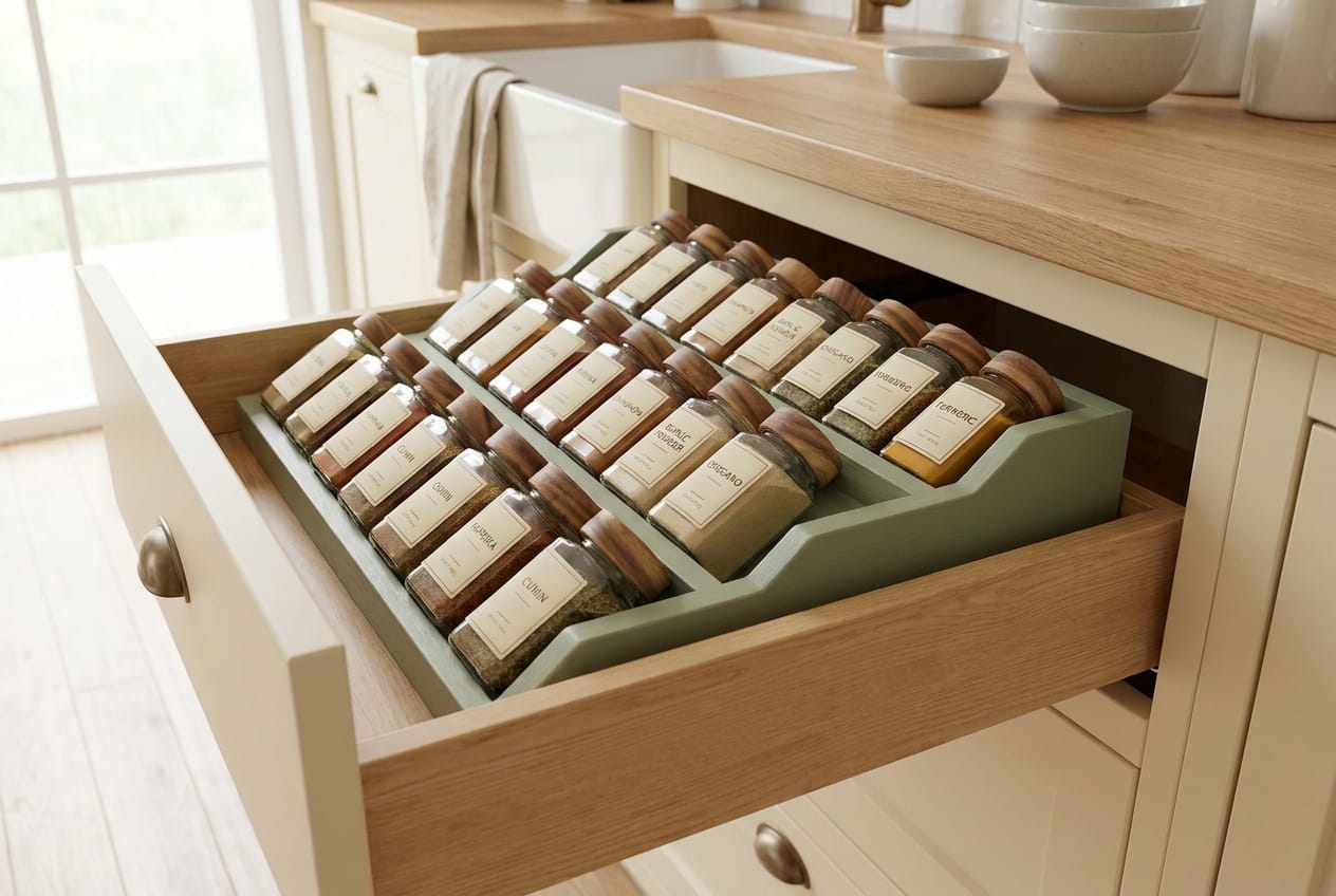 In-Drawer Spice Insert — Nestly Finds