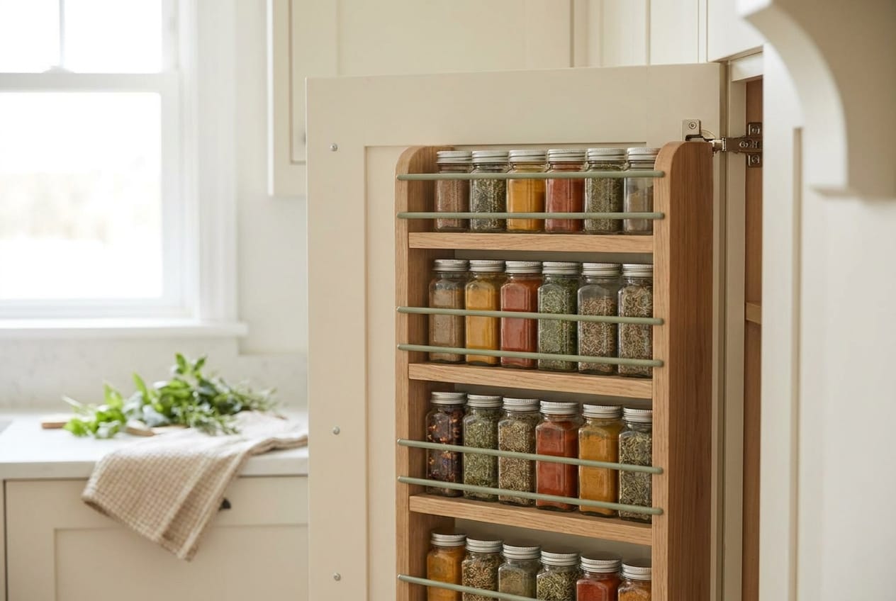 Over-the-Door Spice Rack — Nestly Finds