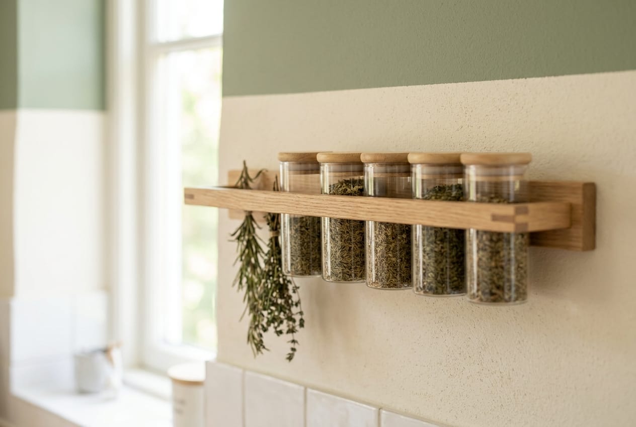 Wall-Mounted Spice Shelf — Nestly Finds