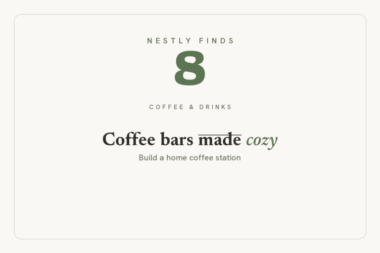8 Coffee Bar Ideas to Build the Perfect Home Coffee Station