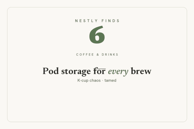 6 Coffee Pod Organizers That Tame the K-Cup Chaos