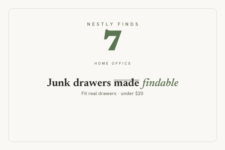 7 Drawer Organizers That Tame Your Desk Junk Drawer