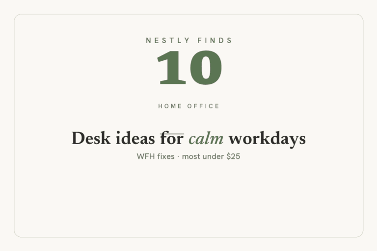 10 Desk Organizers That End Work-From-Home Chaos (Most Under $25)
