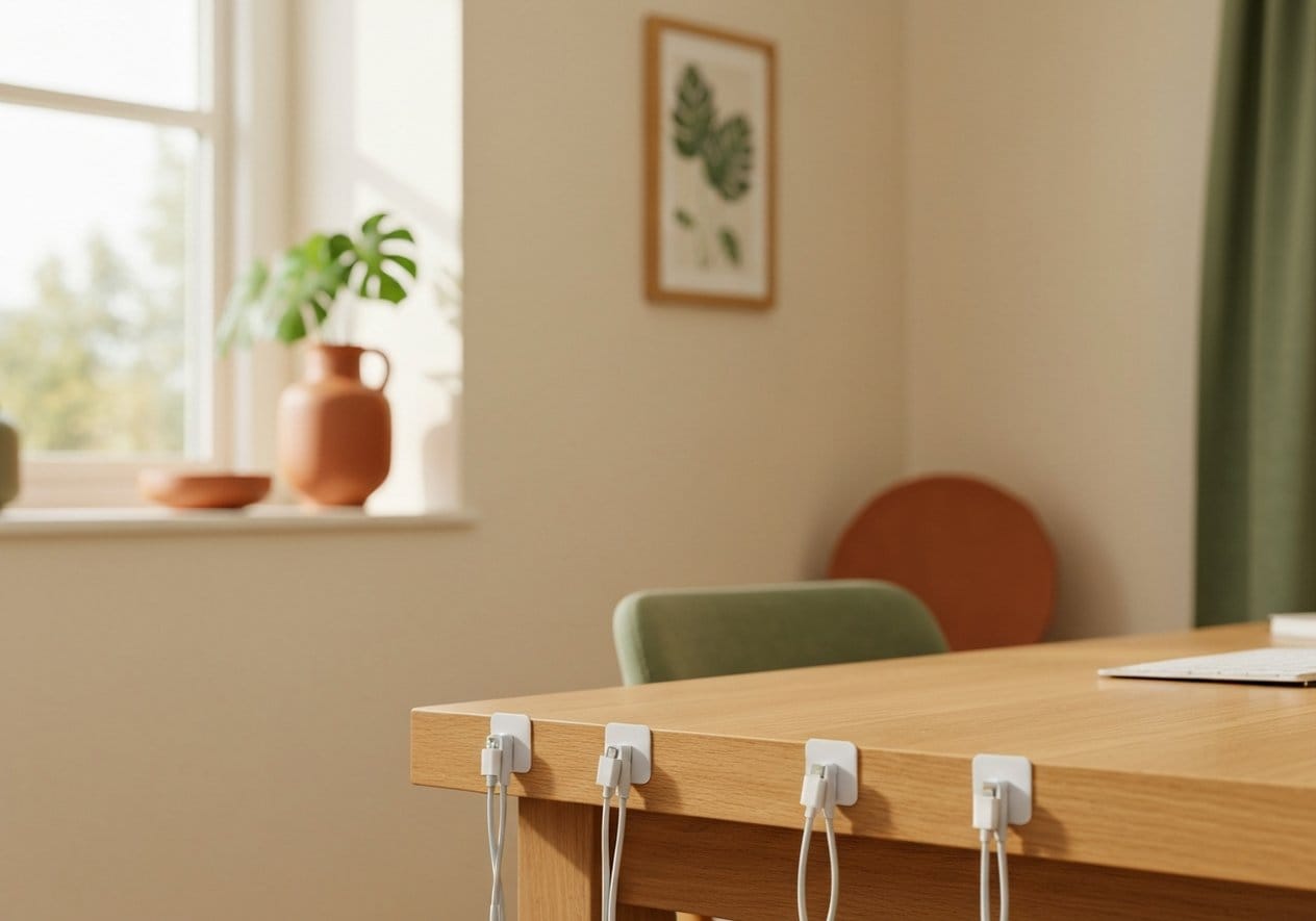 Lamicall Cord Organizer (8 Adhesive Clips) - Nestly Finds