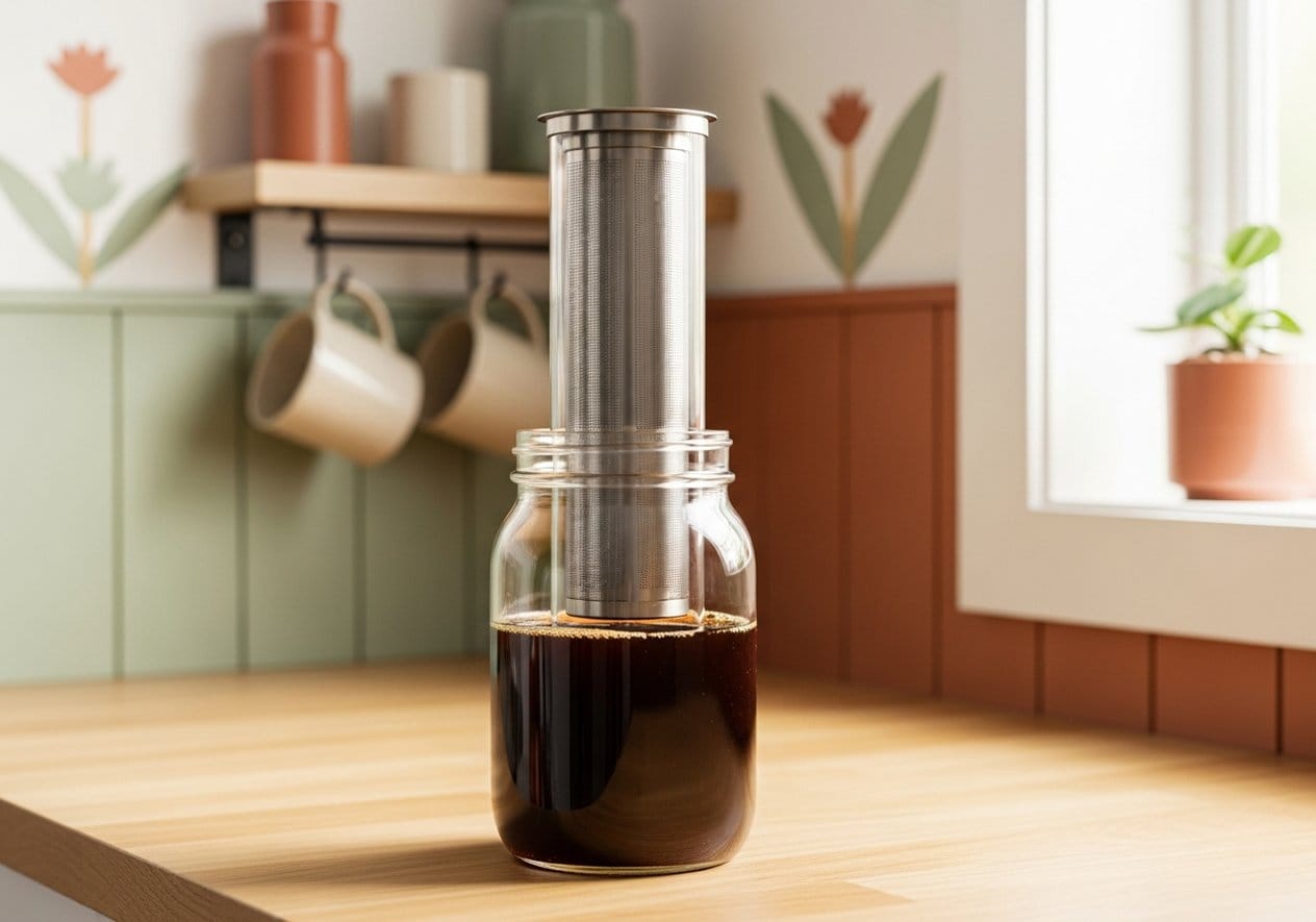 64oz Mason Jar Cold Brew Maker - Nestly Finds