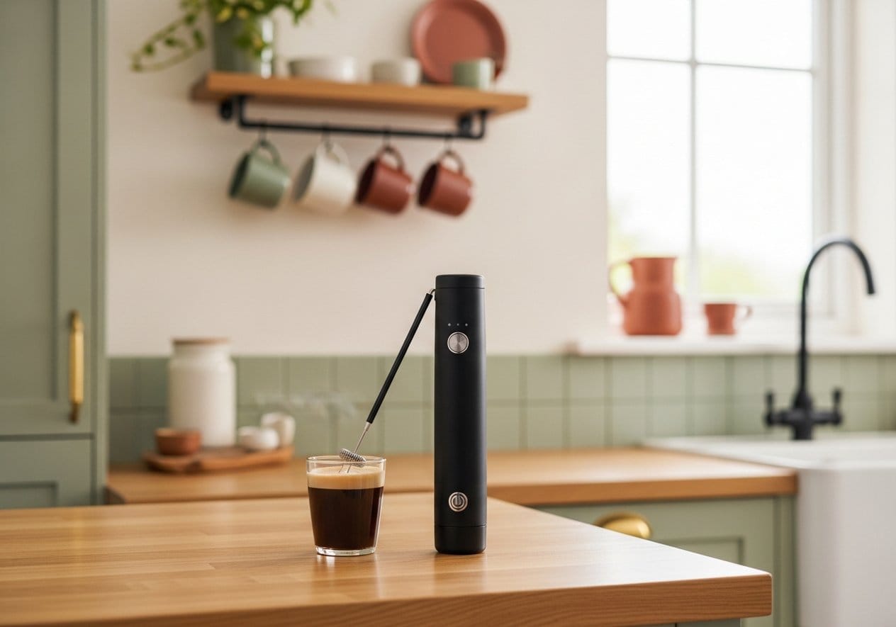 CIRCLE JOY Rechargeable Milk Frother - Nestly Finds