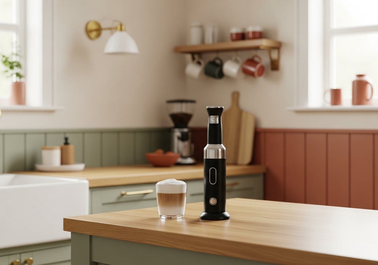 SIMPLETASTE Handheld Milk Frother - Nestly Finds