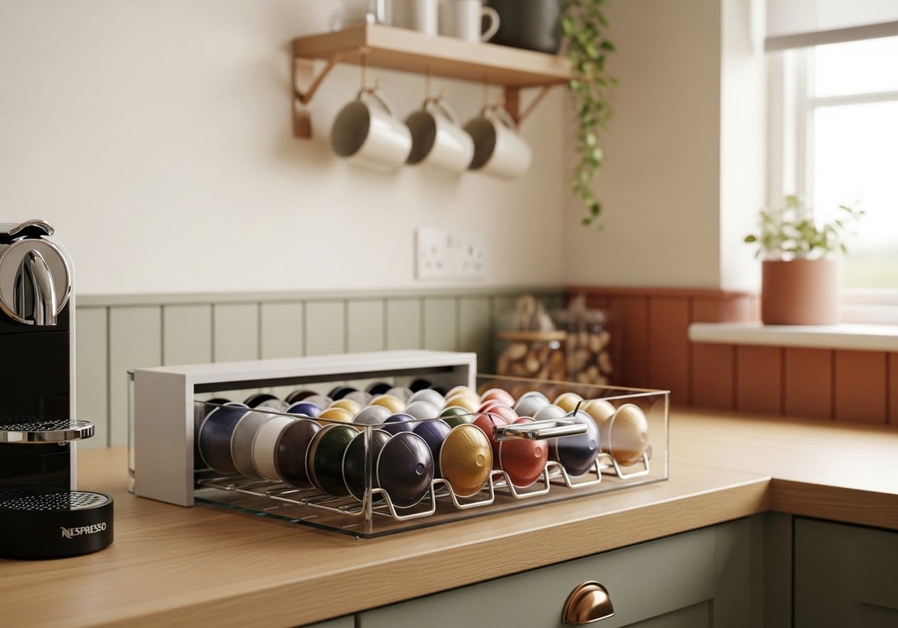 Glass Vertuo Pod Holder Drawer - Nestly Finds