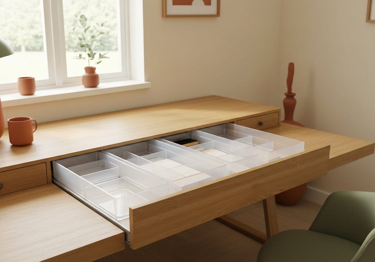 WOWBOX 25-Piece Clear Drawer Organizer - Nestly Finds