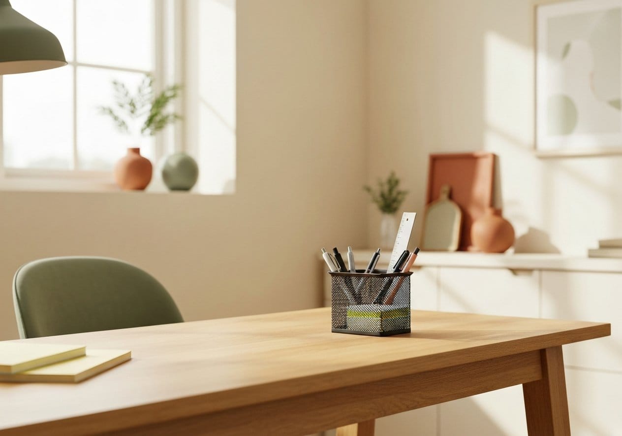 M&G Mesh Pen Holder Desk Organizer - Nestly Finds