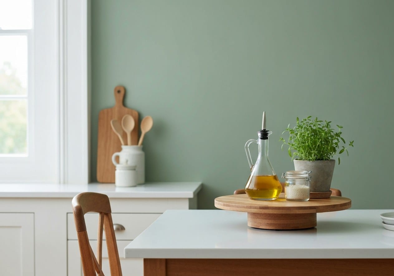 Farmhouse Oak Round Lazy Susan - Nestly Finds